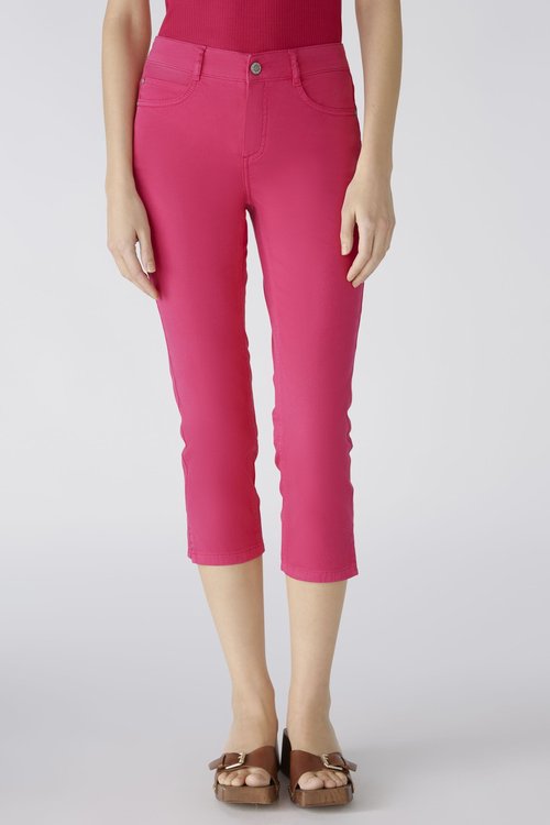Oui Pink Capri Trousers