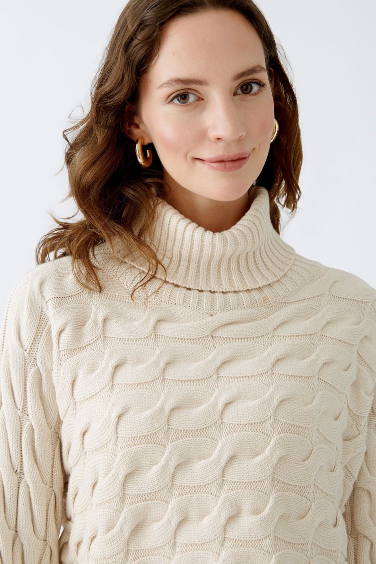 Oui Whitecap Turtleneck Jumper