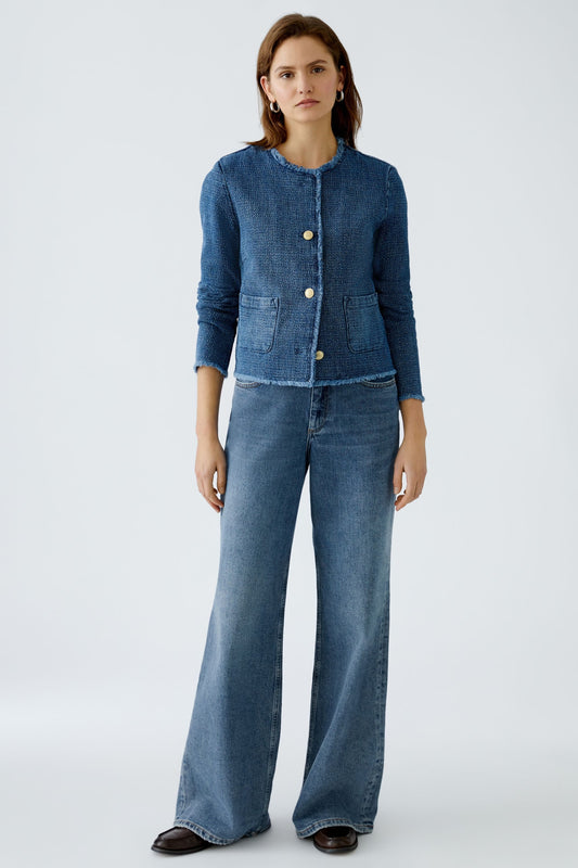 Oui Blue Denim Jacket