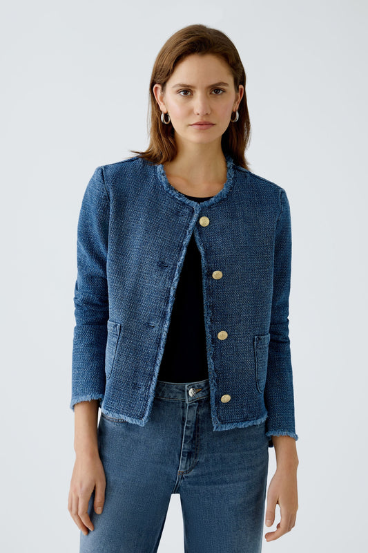 Oui Blue Denim Jacket