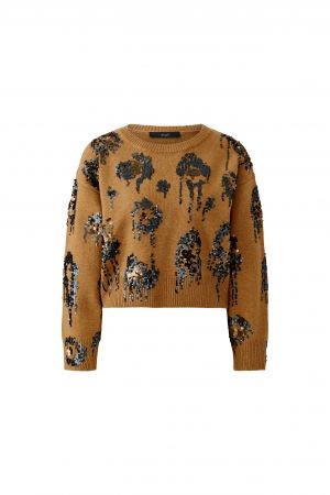 Oui Camel Pullover 100086