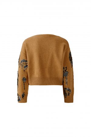 Oui Camel Pullover 100086