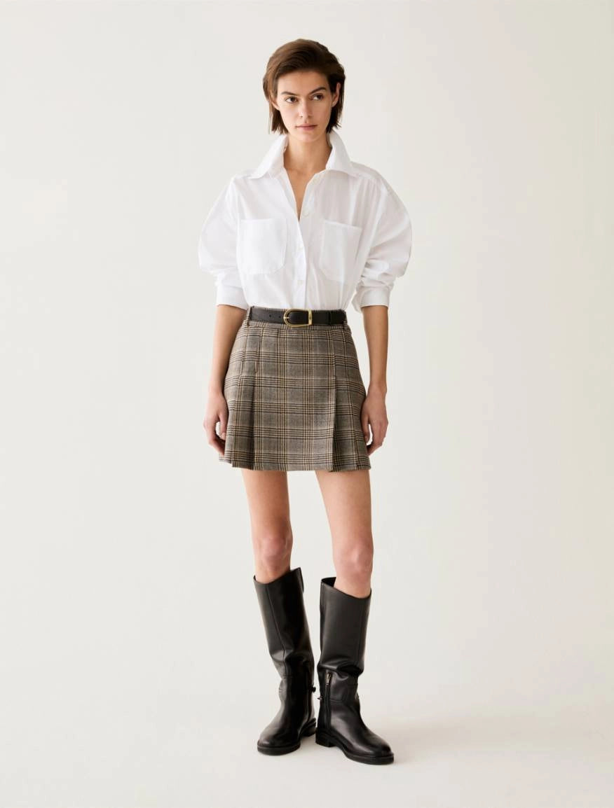 PennyBlack Wool Skirt PBBPALMIZI Sand