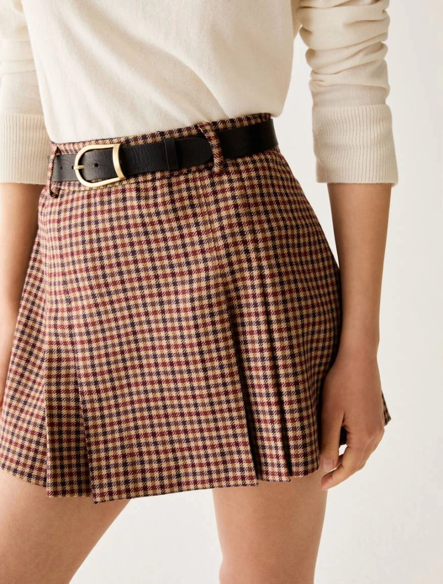PennyBlack Wool Skirt PBBPALMIZI Sand