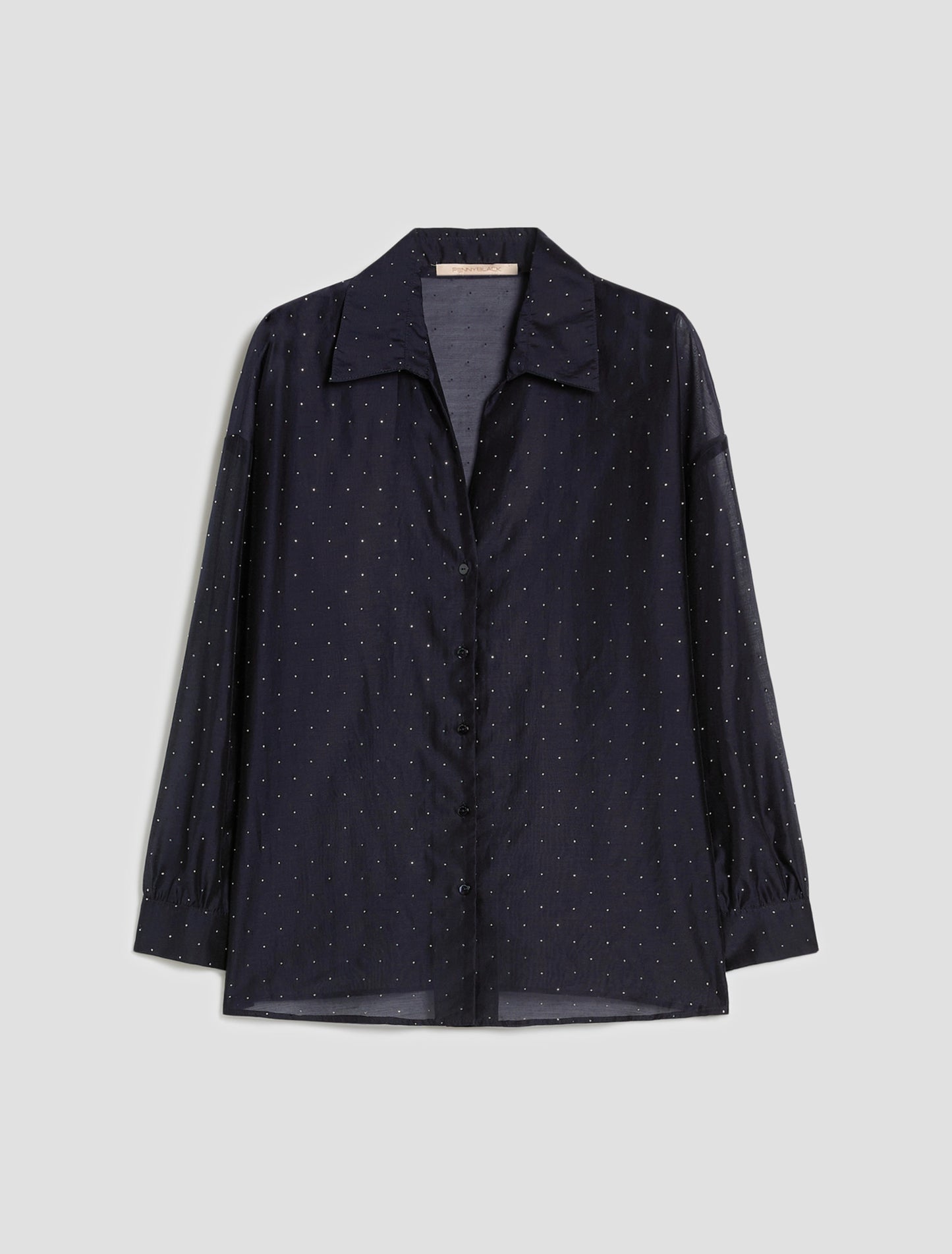 Penny Black Voile Shirt with Rhinestones PBPGIOSTRA