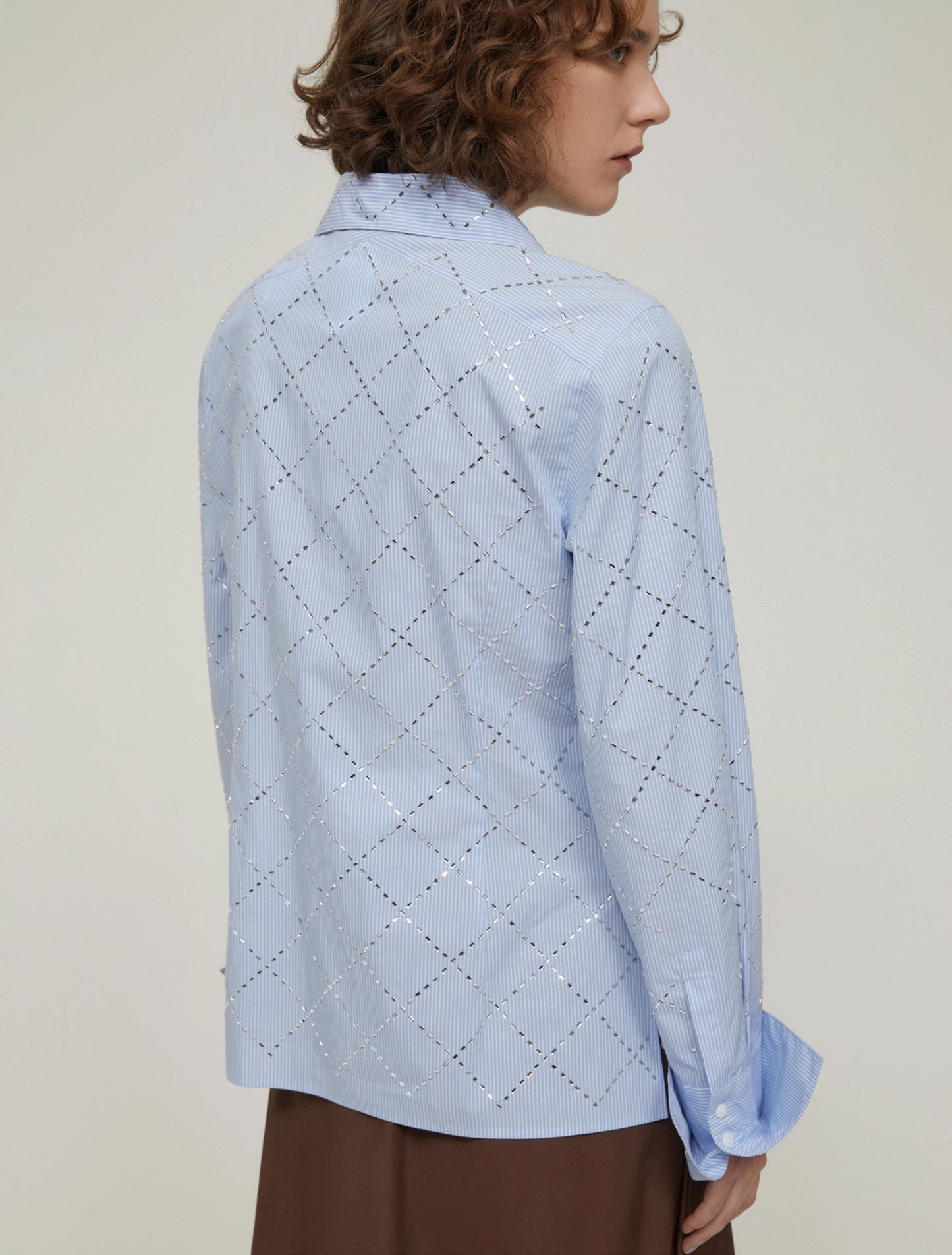 Penny Black Slim-Fit Rhinestone Shirt Toast