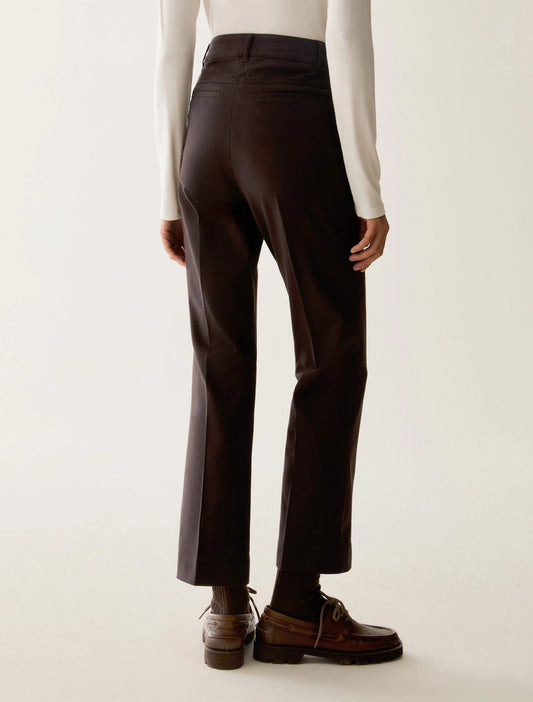 Iblues Mini-flare cut trousers - Brown