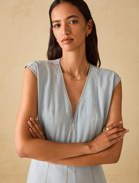 PennyBlack Lightweight Denim Midi Dress
