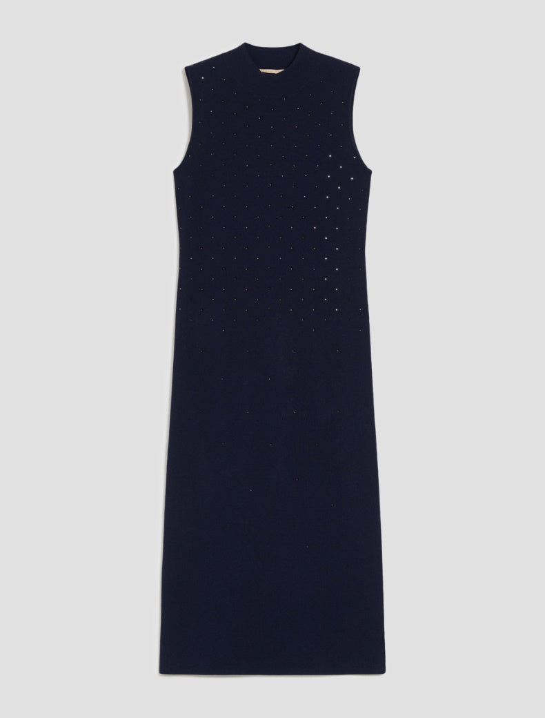 Pennyblack  Knit dresswith micro stud detail  Navy  Bolobi