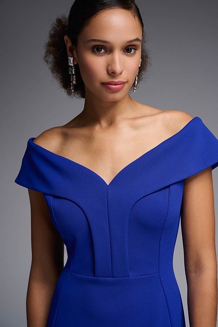 Joseph Ribkoff Bright Blue Pencil Dress 231756