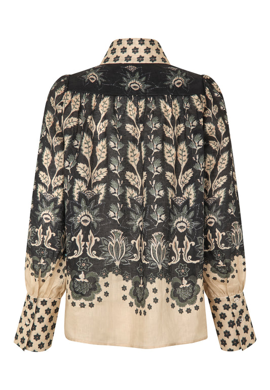 Dea Kudibal Linen Ameliedea Blouse Dentelee