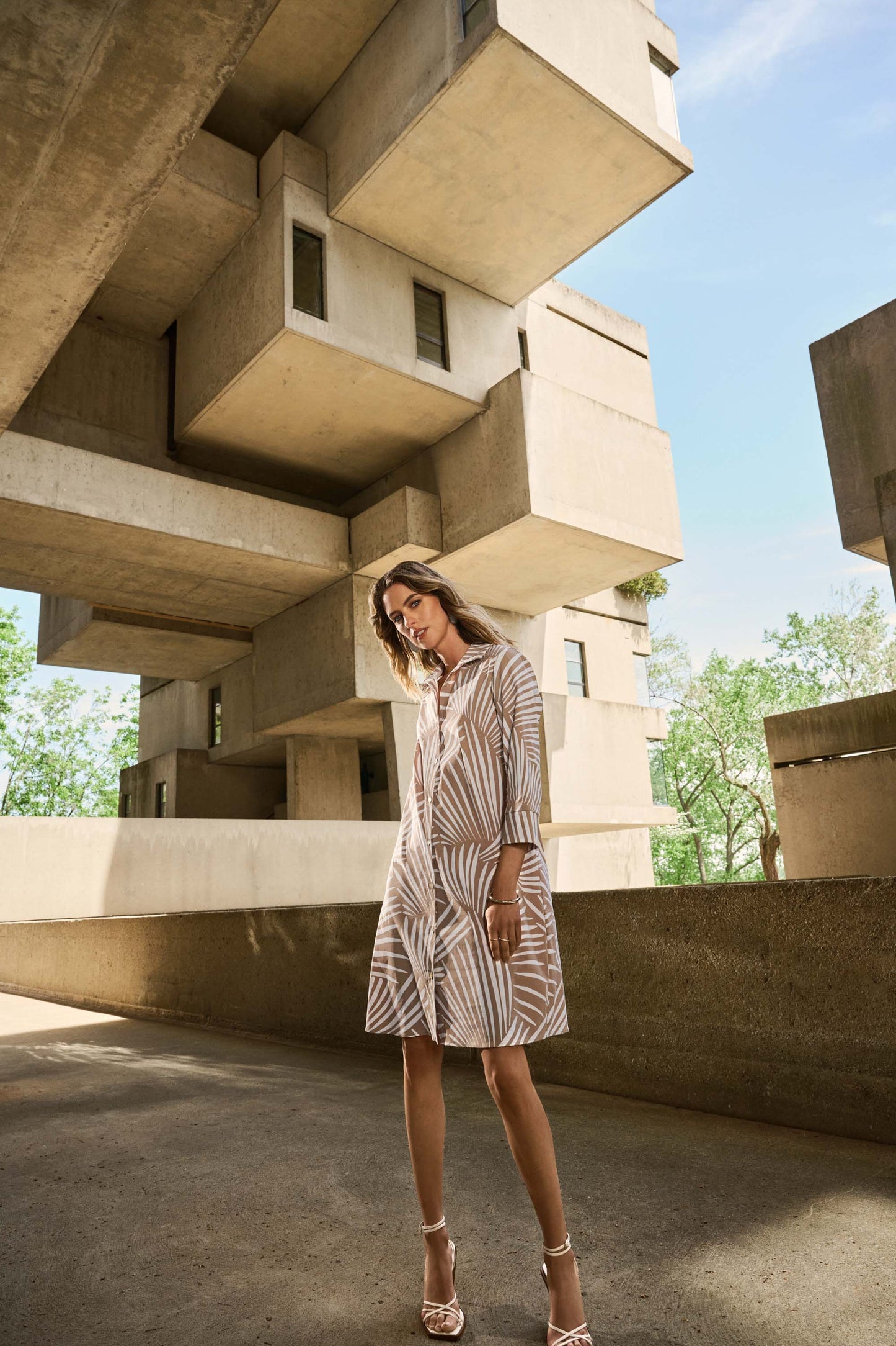 Joseph Ribkoff Casual Knee-length Shirt Dress