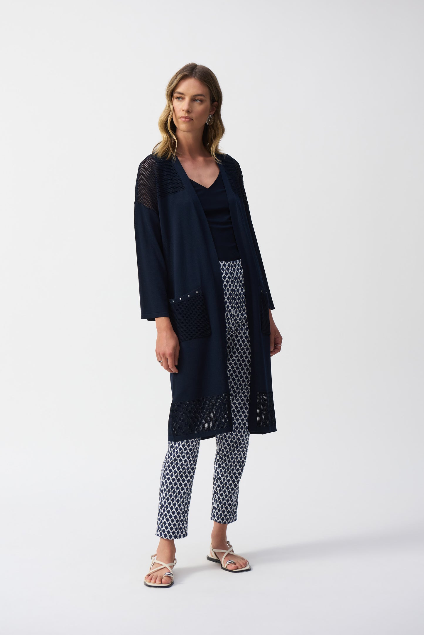 Joseph Ribkoff Minimalistic Long Cardigan