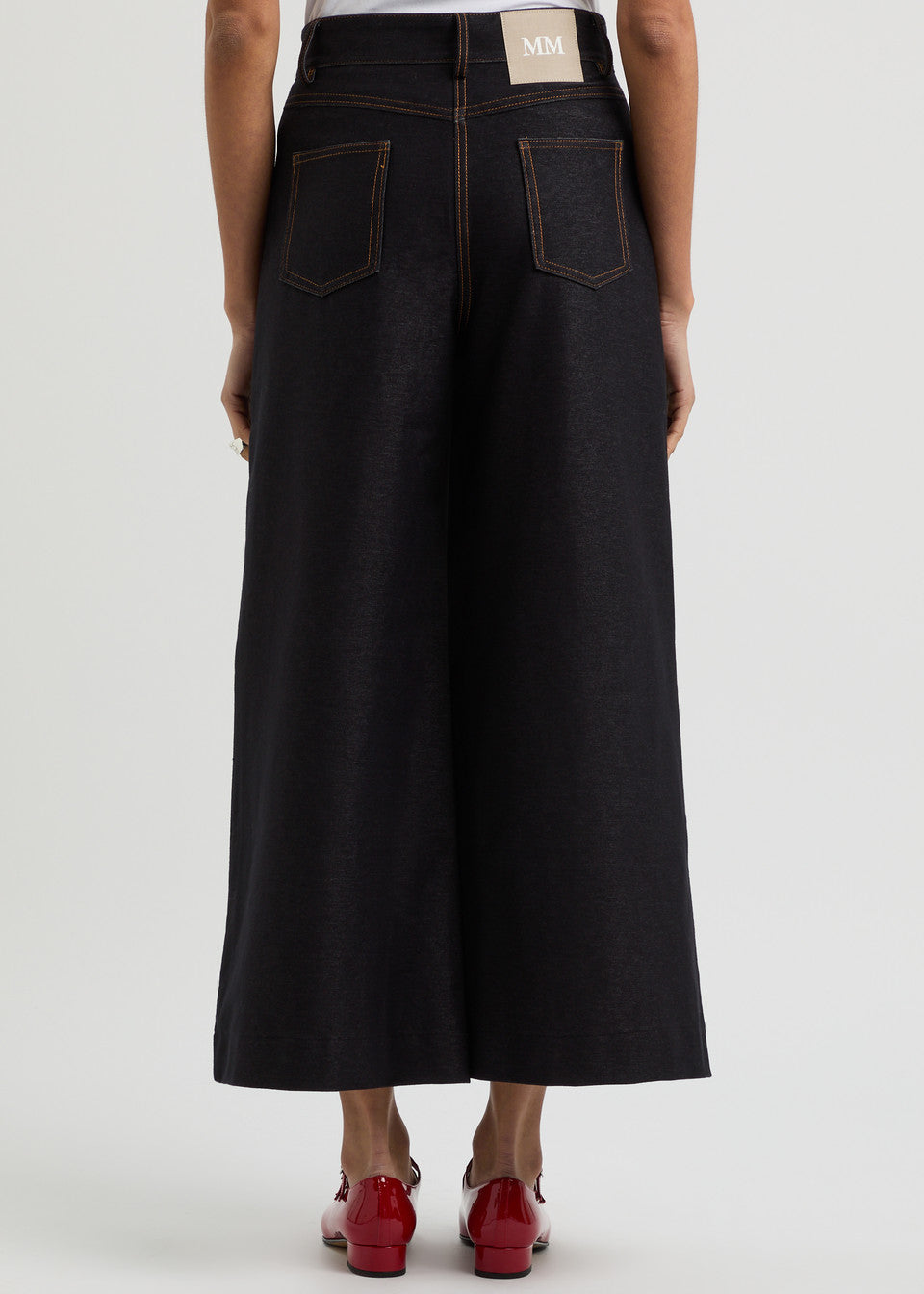 MM MaxMara Leisure Denim Look Trousers