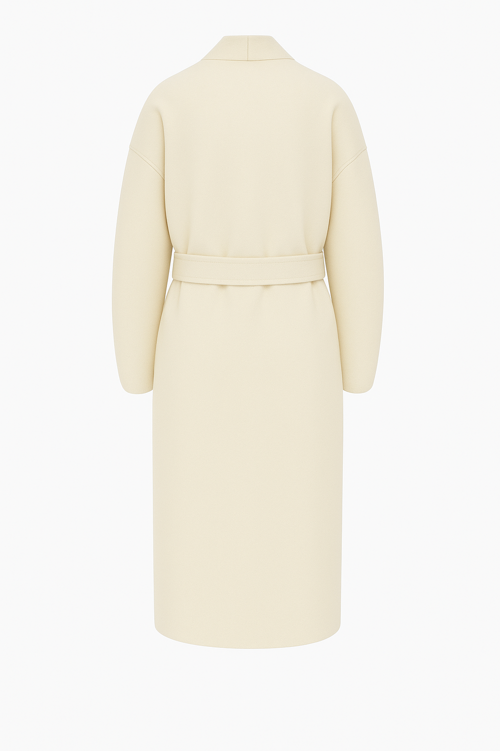 MM MaxMara Diletta Belted Coat   In Navy or Cream