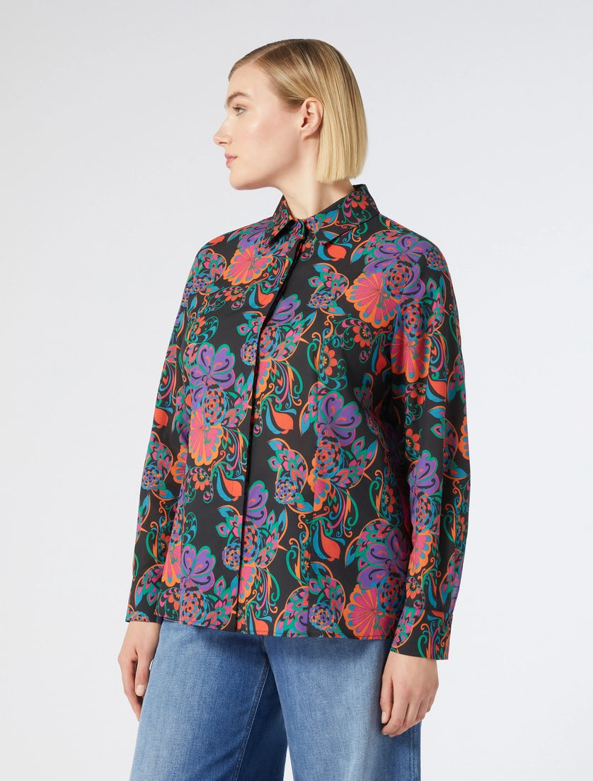Marina Rinaldi Paisley Print Shirt   Gallia