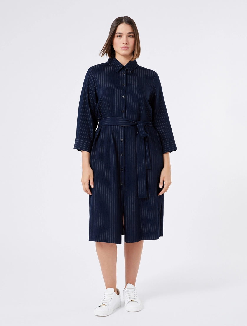 Marina Rinaldi Navy Tenzone Dress