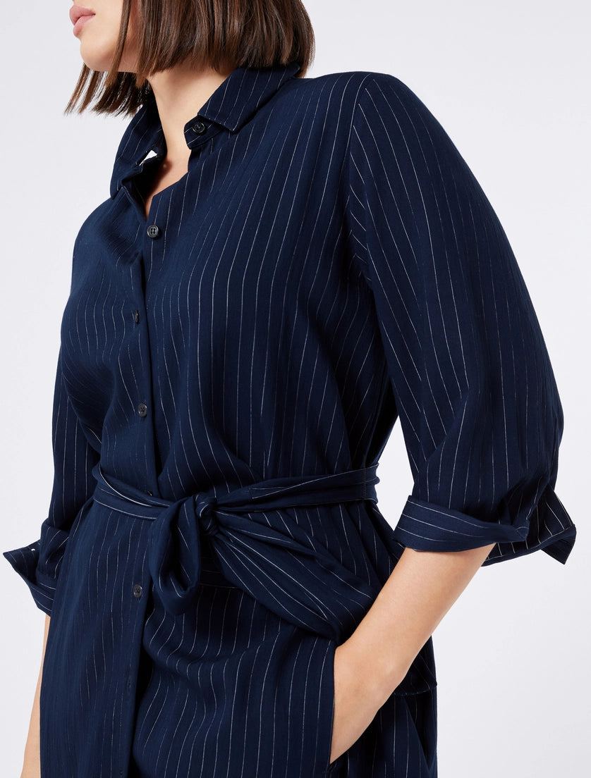 Marina Rinaldi Navy Tenzone Dress