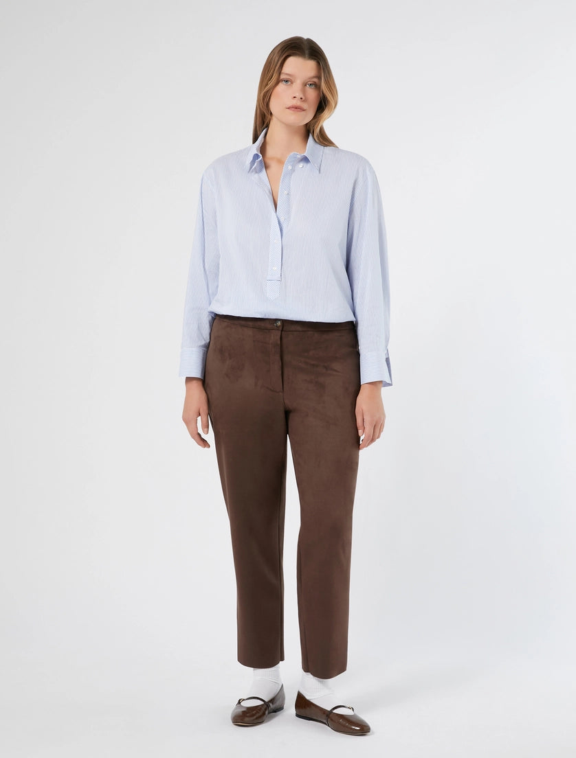 Marina Rinaldi Kiota Fake Suede Trousers