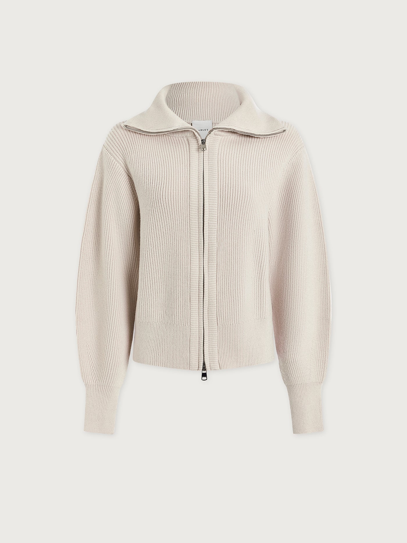 Varley Enrico Knit Jacket  Silver Birch