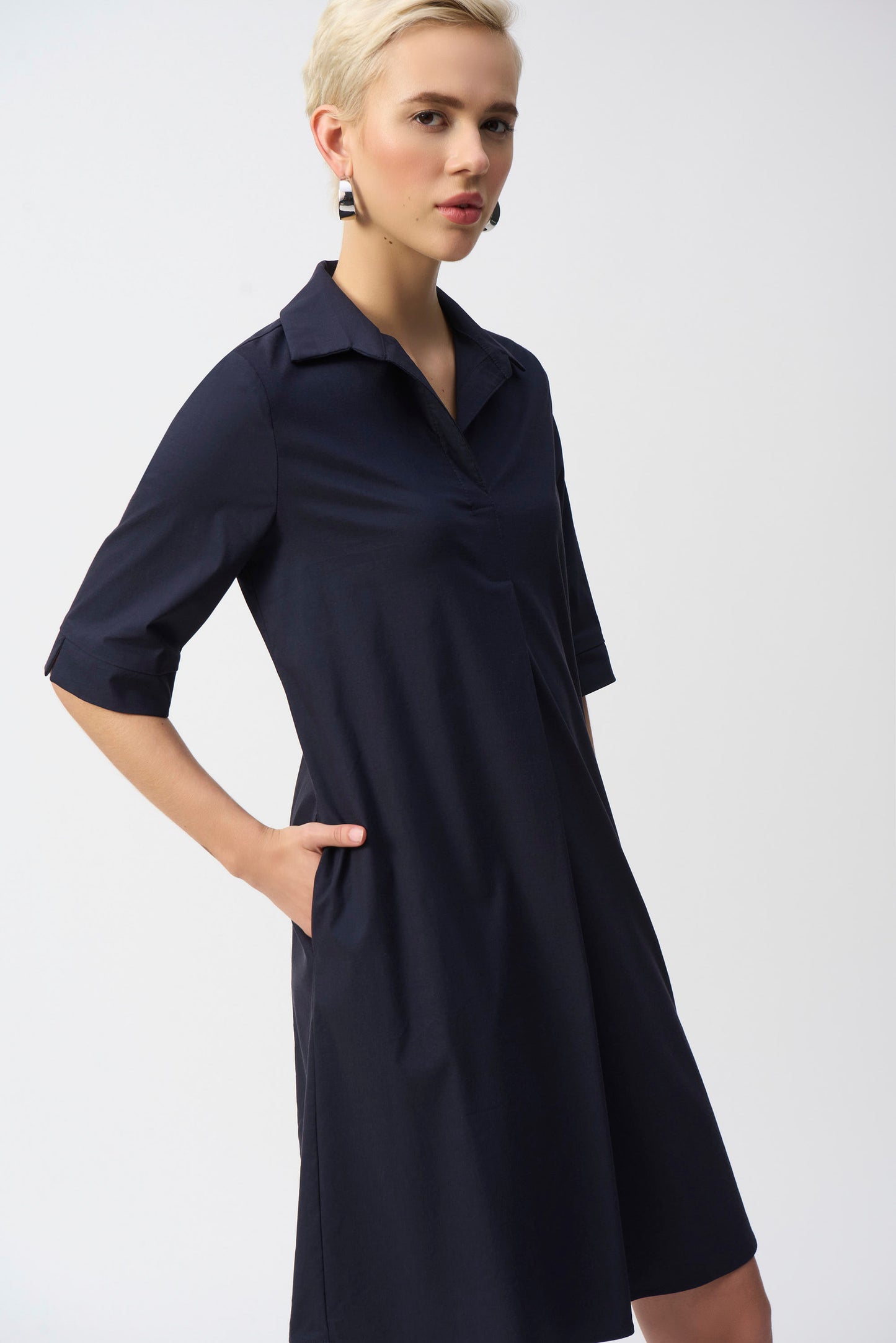 Knee-length A-line Dress