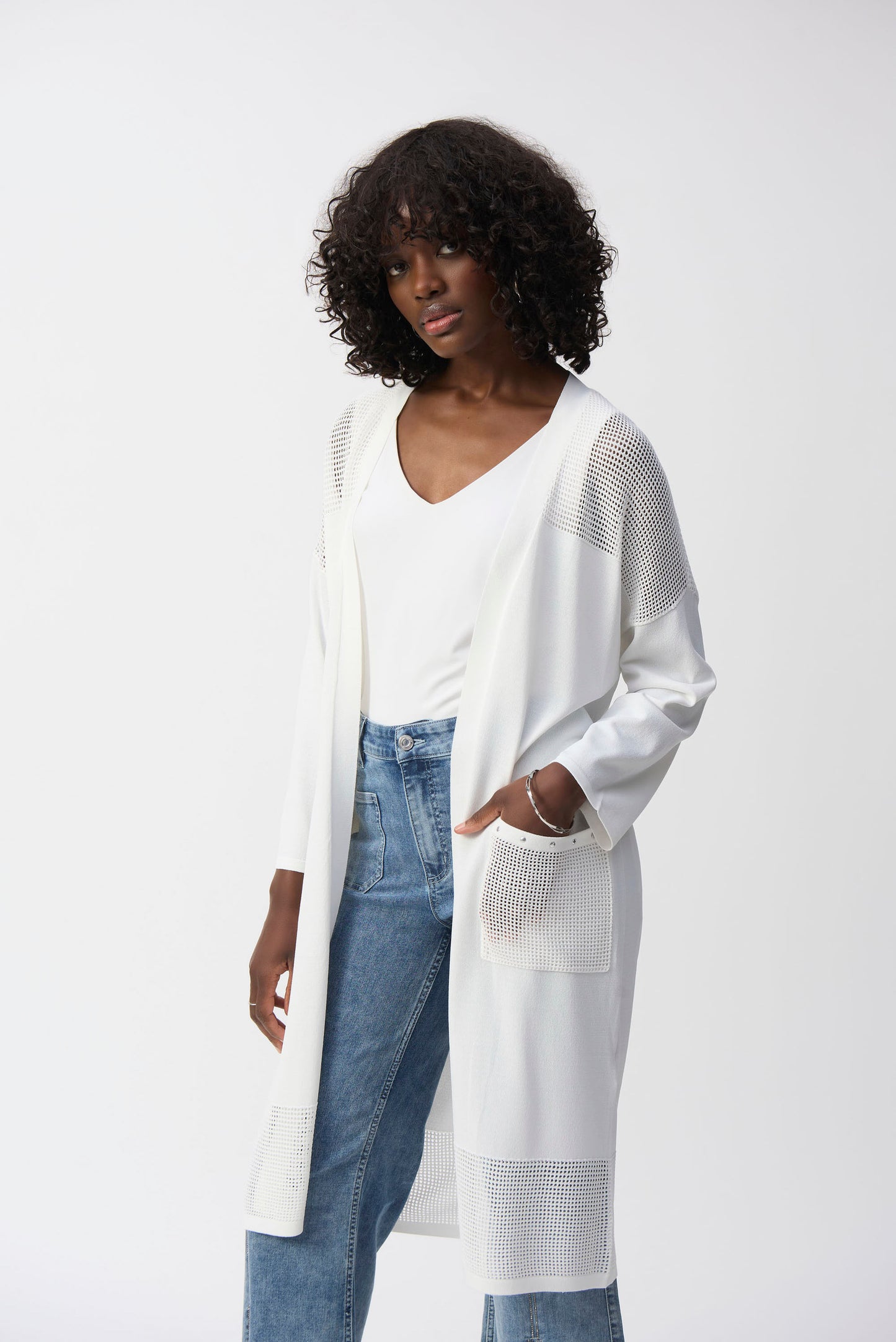 Joseph Ribkoff Minimalistic Long Cardigan