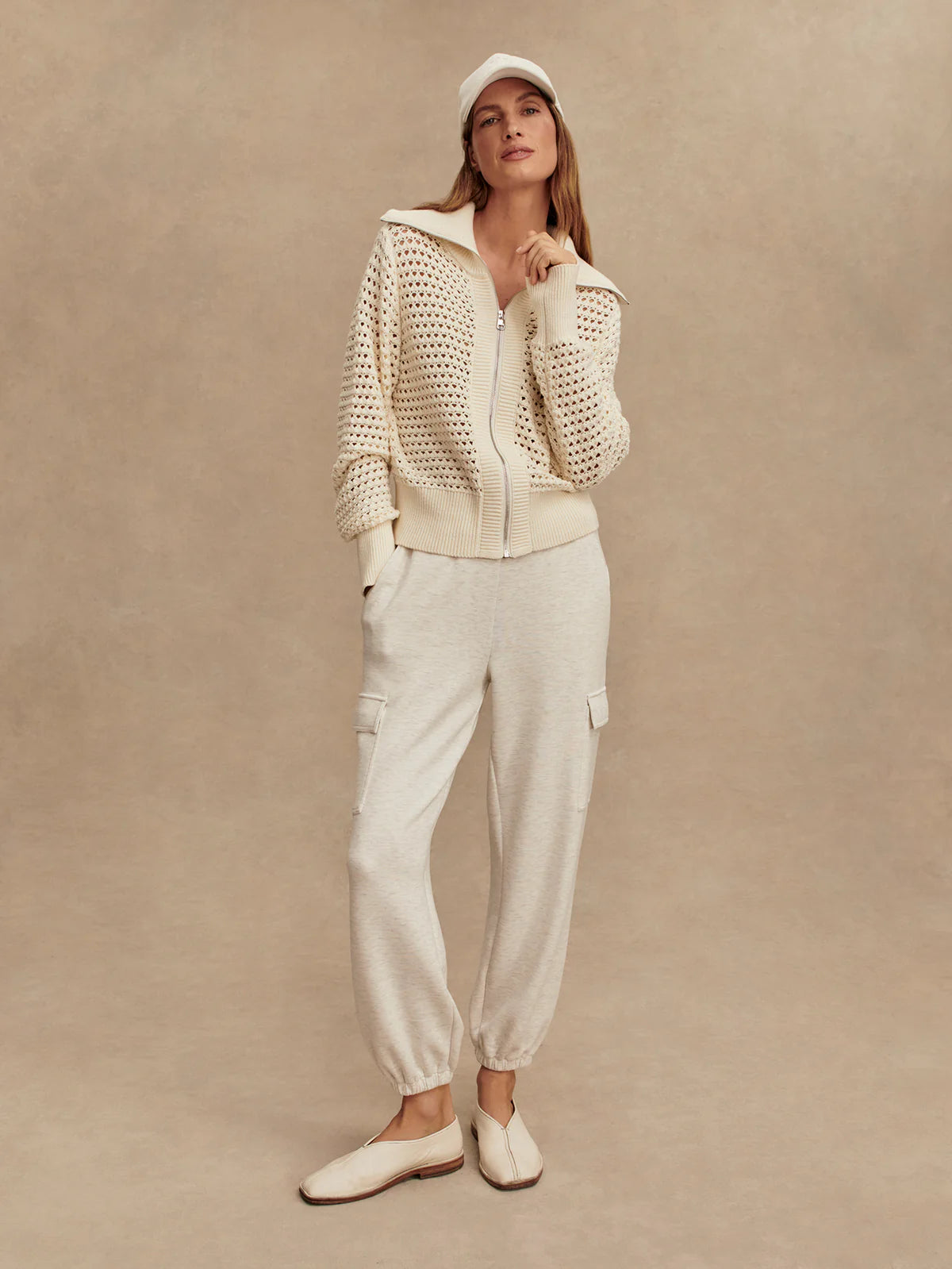 Varley Eloise Zip-Through Knit