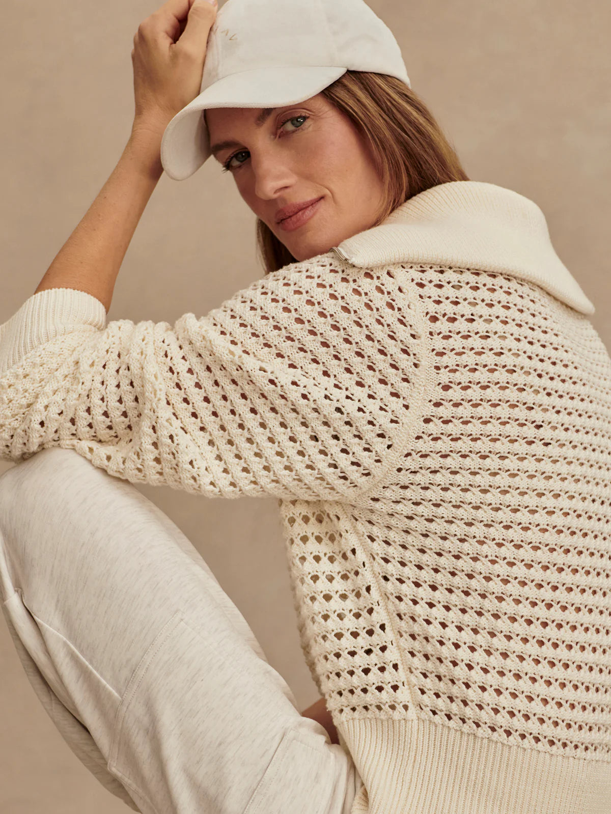 Varley Eloise Zip-Through Knit