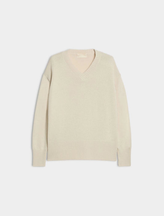 IBLUES WOOL AND CASHMERE-BLEND V-JUMPER