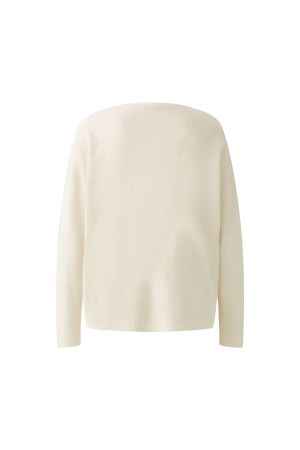 Oui V-neck Jumper  Cream