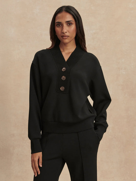 Varley Lucine Button Front Jumper