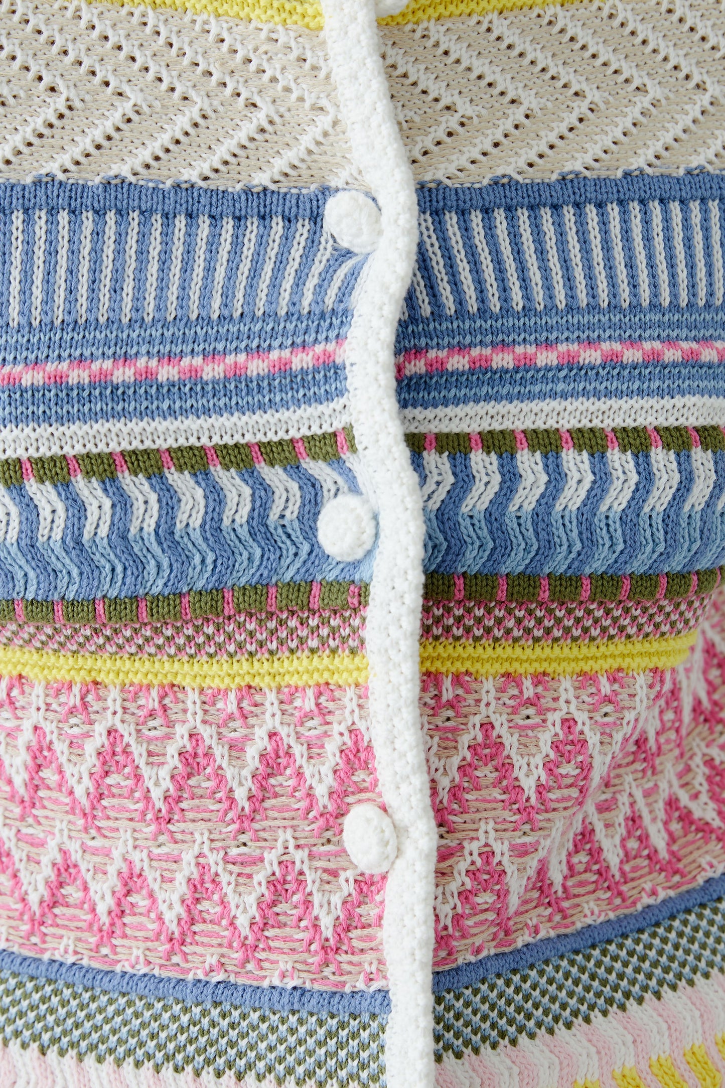 Oui Patterned Cardigan
