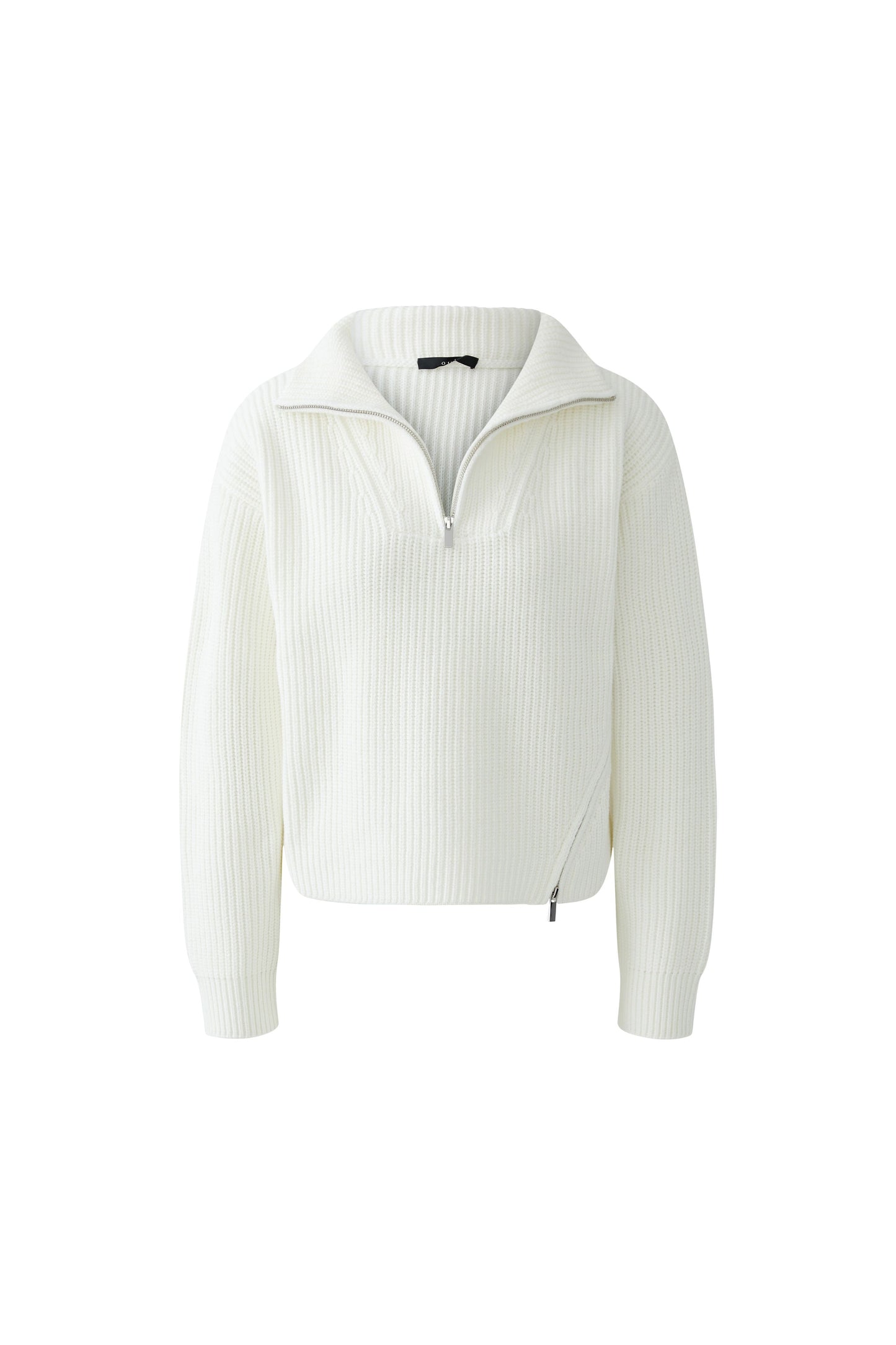Oui Quarter Zip Knit Sweater