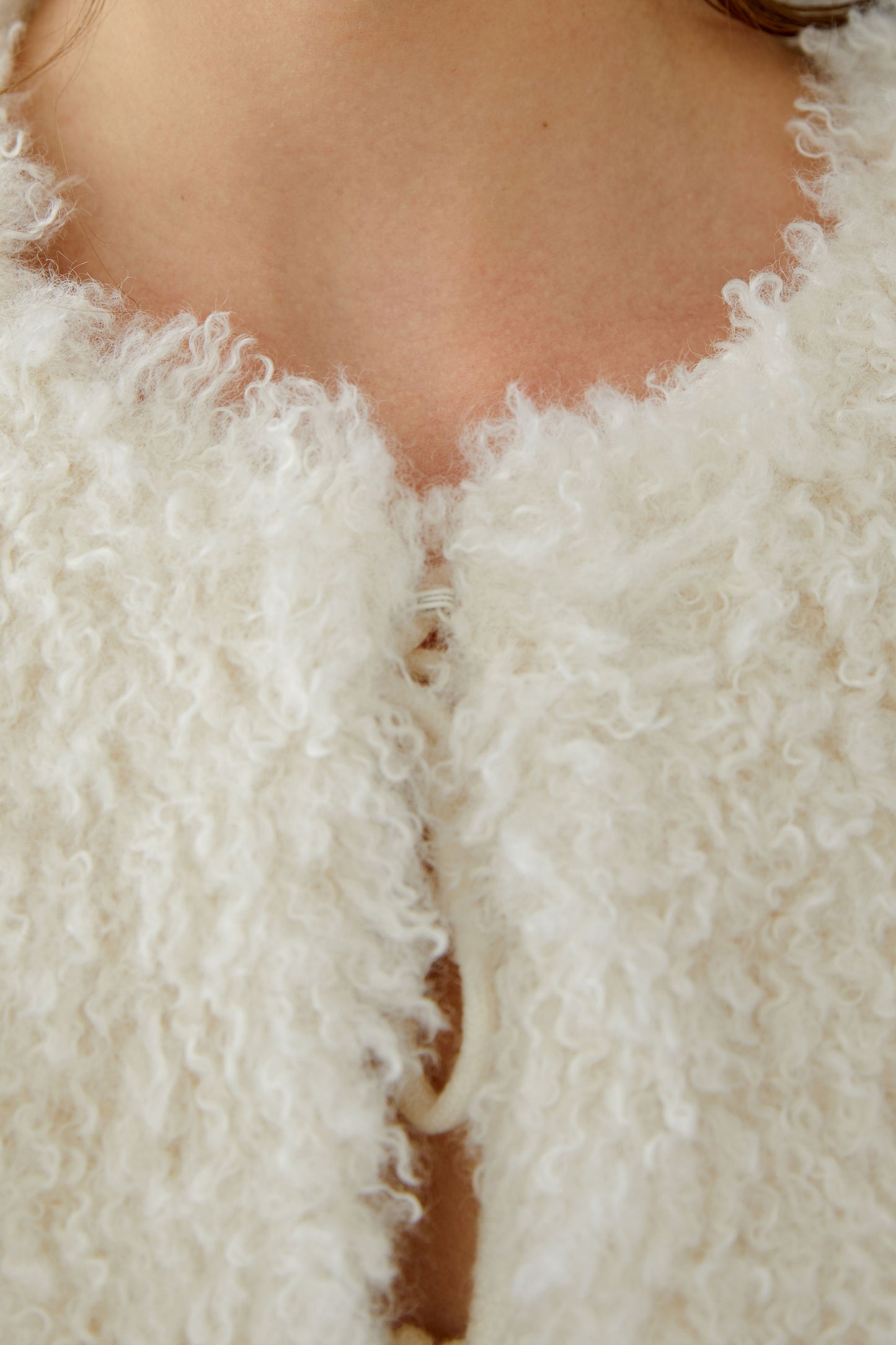 Oui Champagne waistcoat
