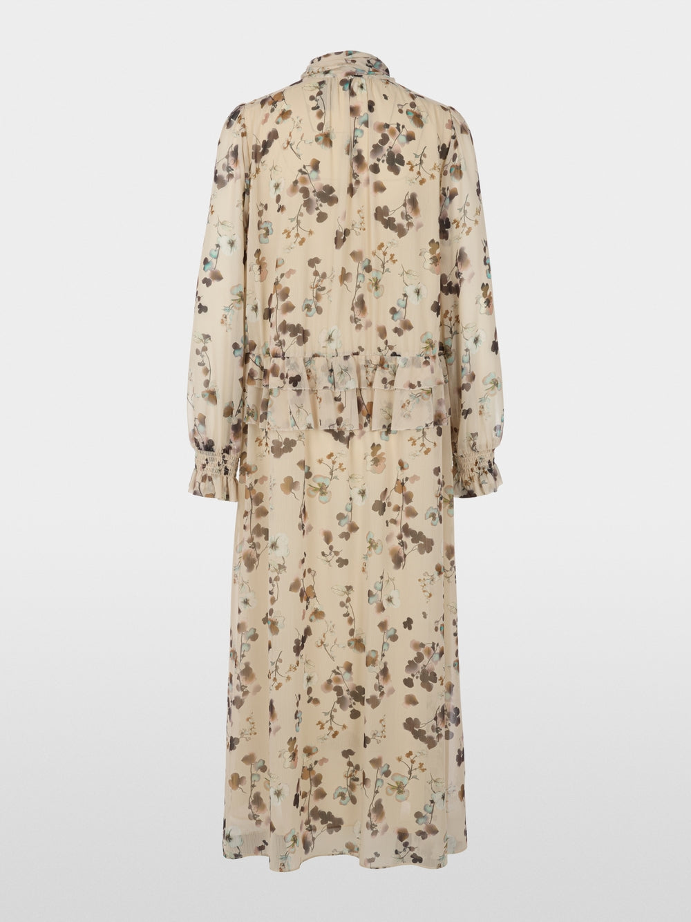 Marc Cain Floral Dress with Flounces