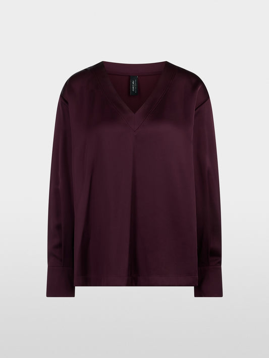 Marc Cain V neck Satin Blouse BC 51.33 W25 296