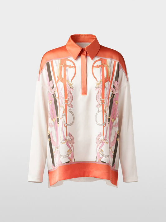 Marc Cain Silk Blend Blouse Shirt BC 55.04 J44 110