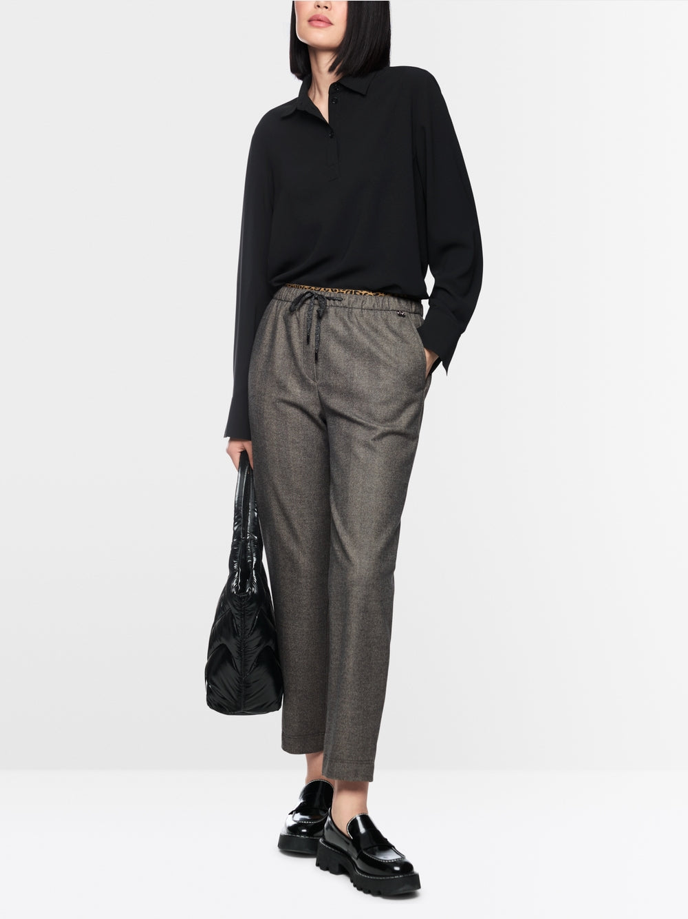 Marc Cain Rhodos Relaxed Fit Pull on Trousers BP81.47 W06
