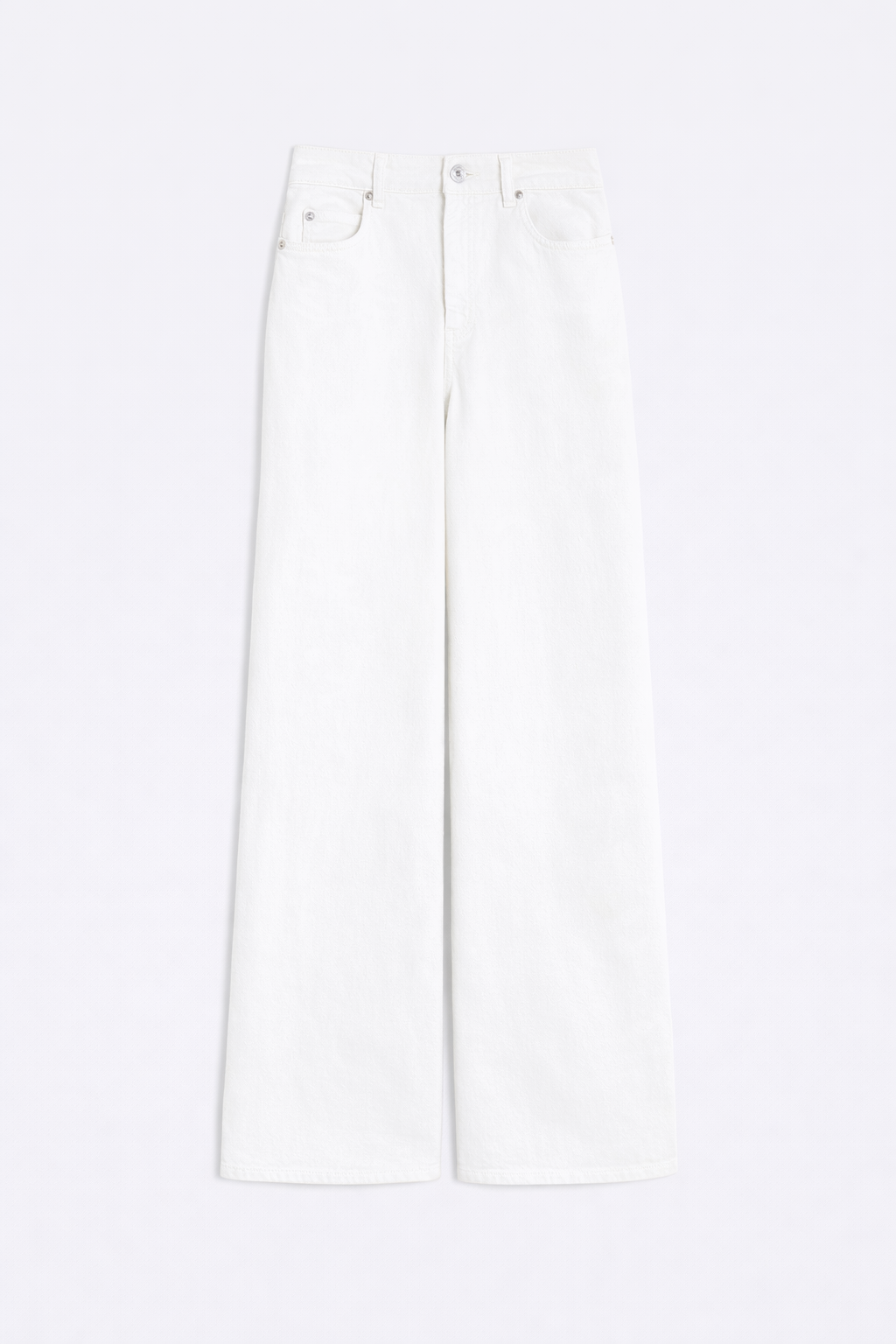 Weekend MaxMara Cotton Drill Wide-Leg Trousers WKDMEDINA