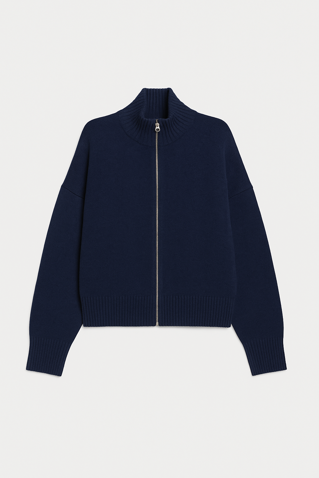 PennyBlack Navy Zip Through Cardigan  Antares