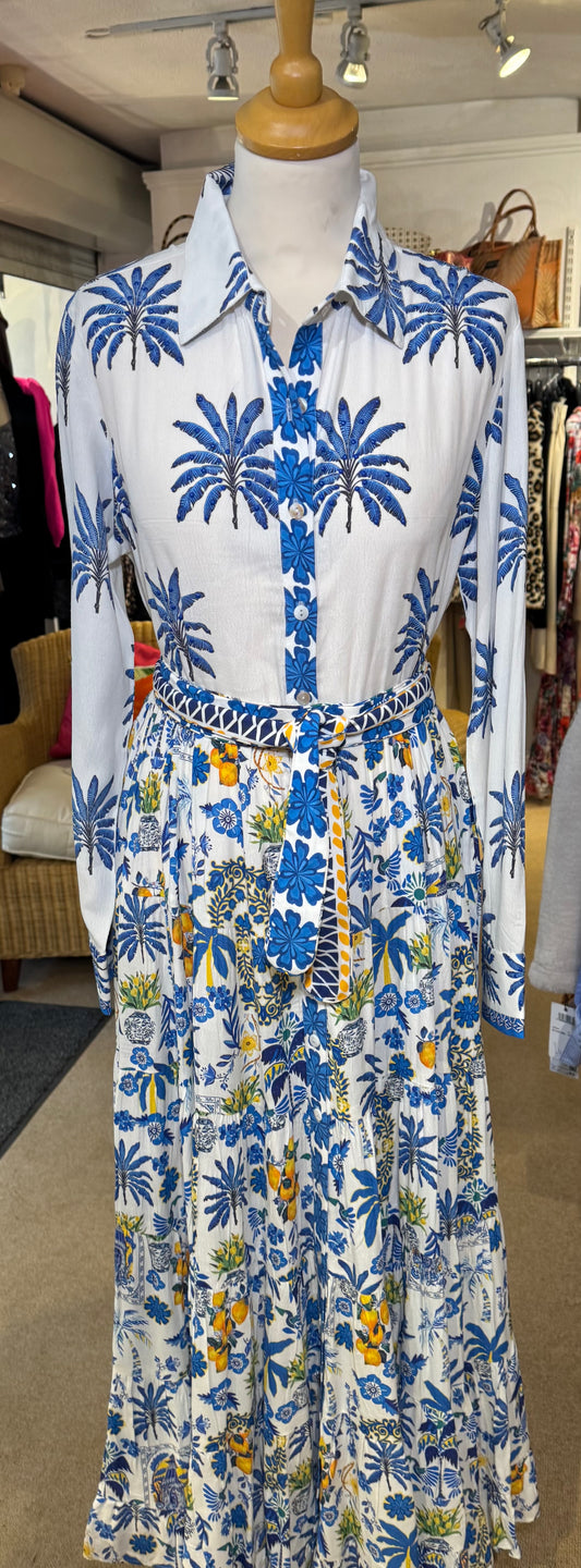 Inoa Maxi Perorian Dress Papier Colle