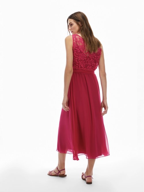 Penny Black Igor Long Tulle and Georgette Dress