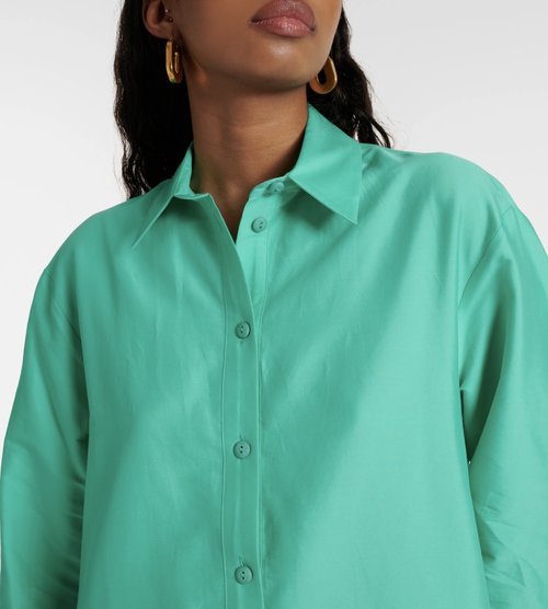 MaxMara Leisure Beachwear Green Quincy Shirt Dress