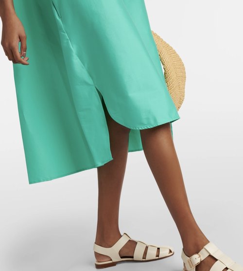 MaxMara Leisure Beachwear Green Quincy Shirt Dress