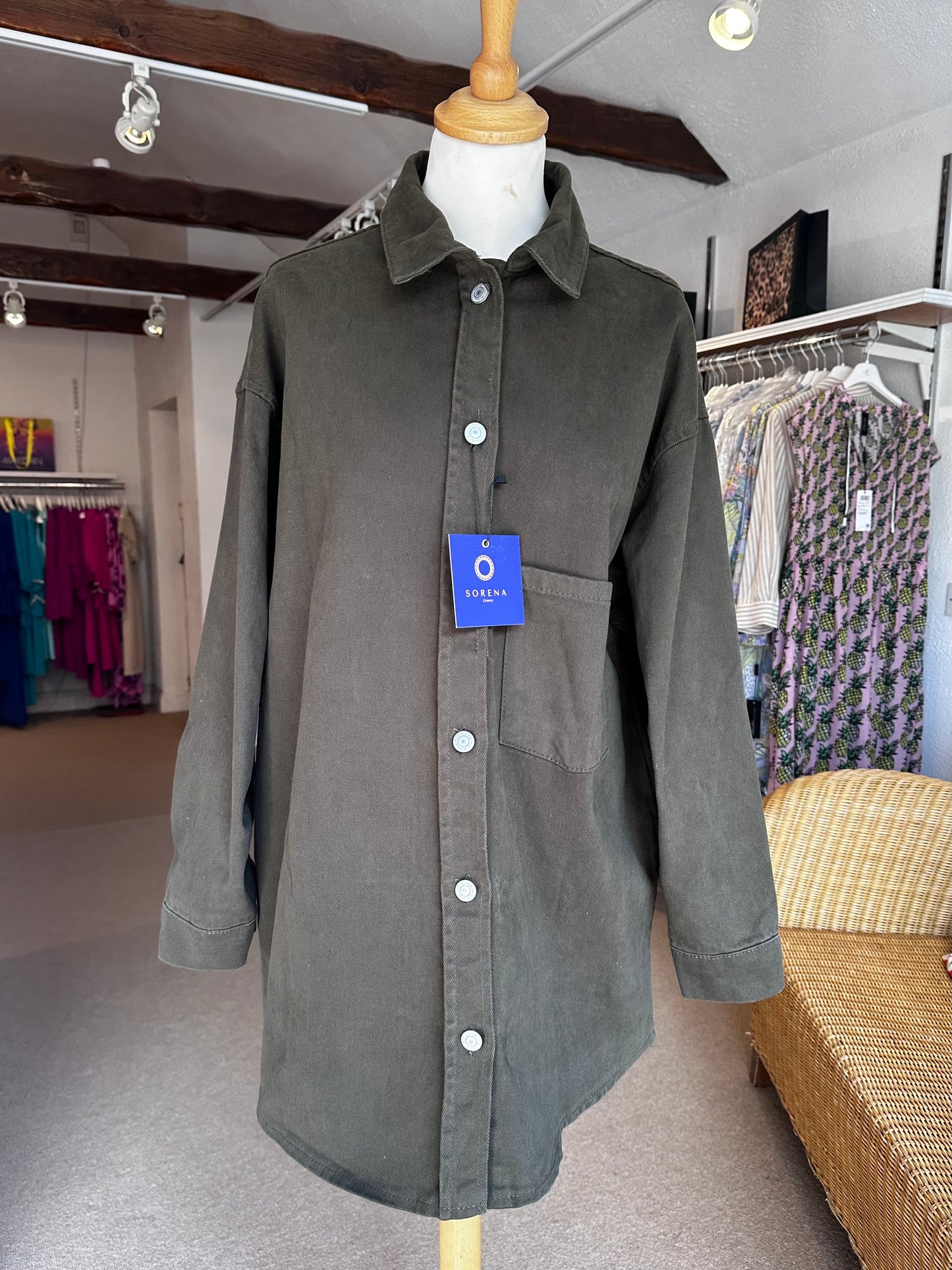 Sorena Hand-painted Denim Jacket