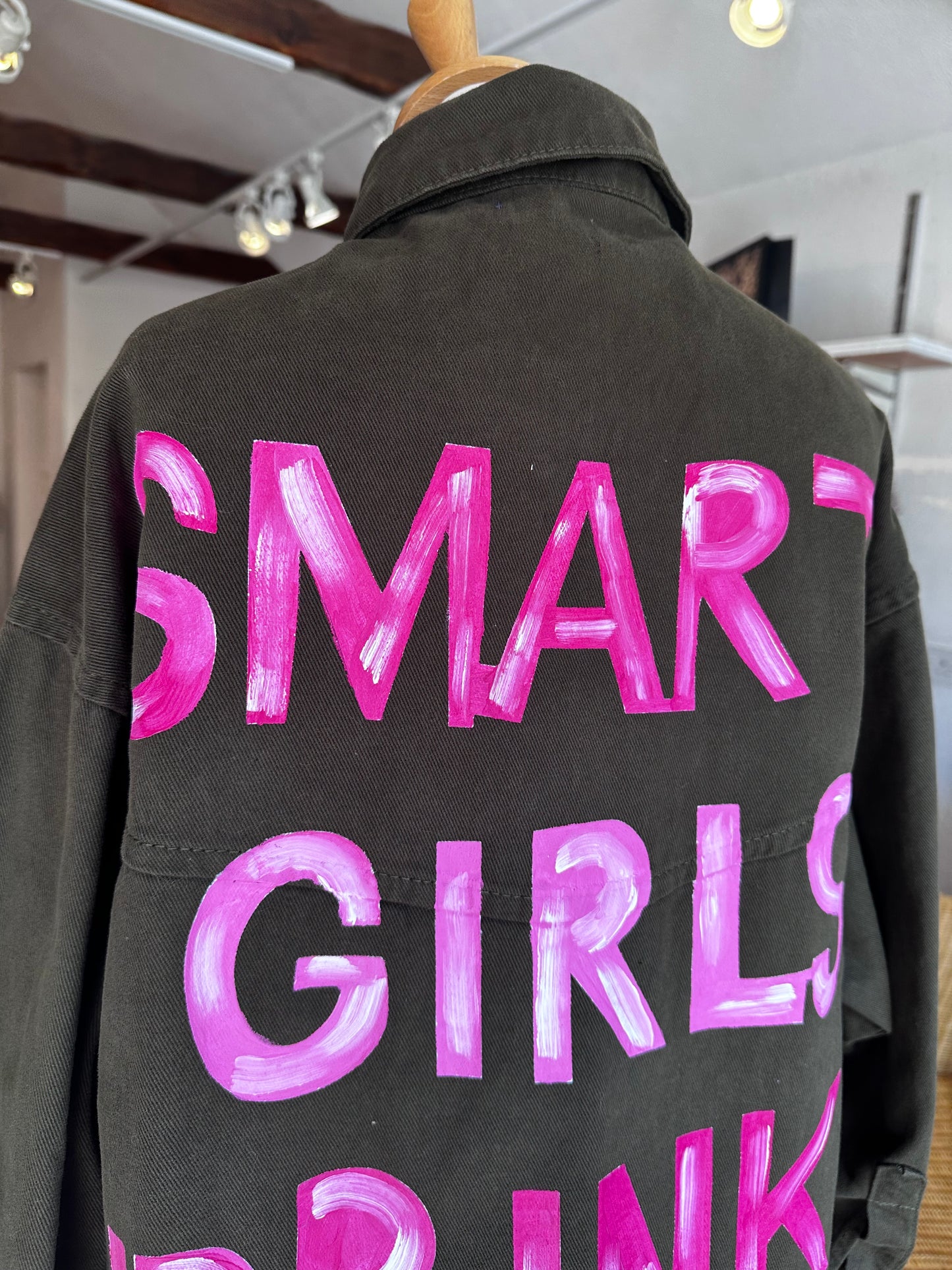 Sorena Hand-painted Denim Jacket