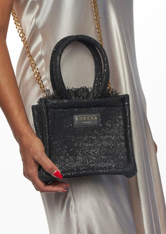 Sorena Adora Black Mini Tote