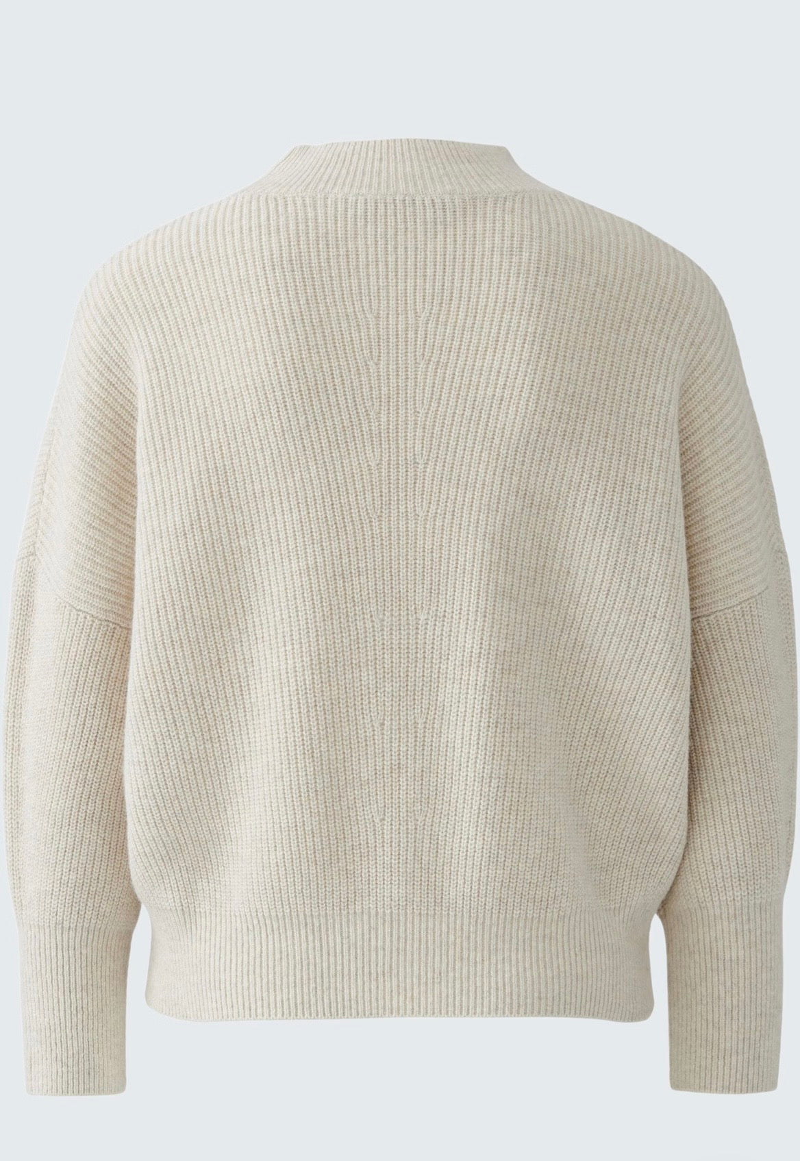 Oui Pullover in Light Beige