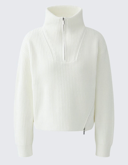 Oui Gardenia Pullover  94273  Off White