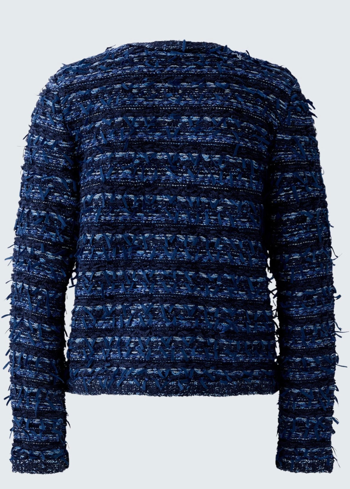 Oui Dark Blue Knit Jacket